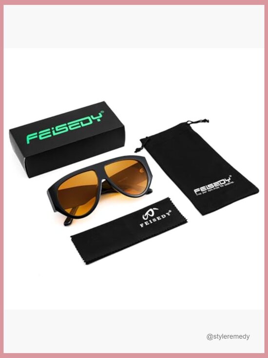Retro Oversized Sunglasses with Plastic Frames and UV400 Protection